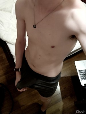 Xtudr - SlaveBoy: Don't you want to shower? I'll clean you with my tongue.
Don't you want to get up to go to the bathroom? I'll be your toil...