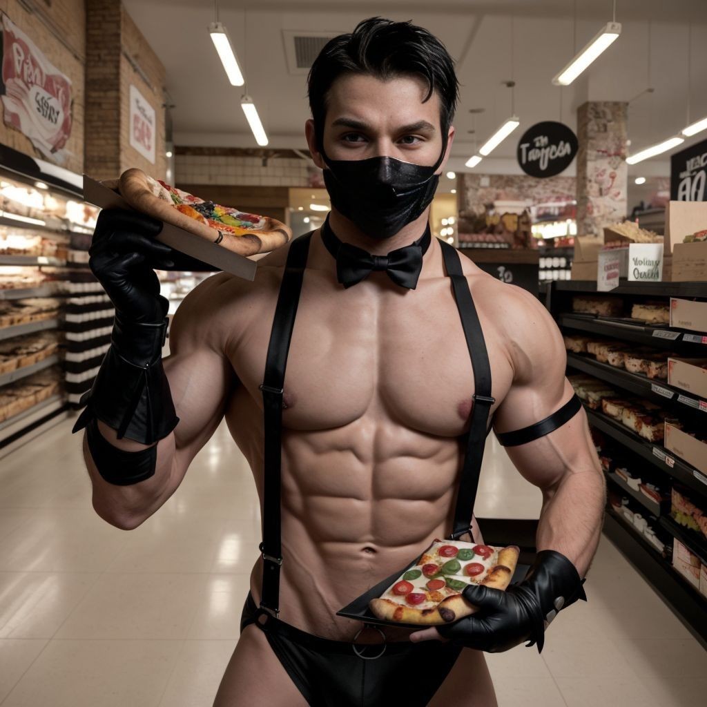 Que monada por favor, hay unos chicos monisimos ofreciéndonos degustación de pizzas variadas 