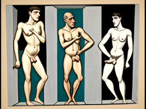 Inspirado en Picasso, cliente seleccionando chico. 