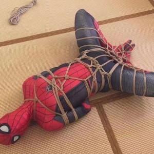 Xtudr - Geka89: Spiderman & Bondage, I want to tie you up, gag you, fuck your ass and mouth hard... and then have you do the same to me.