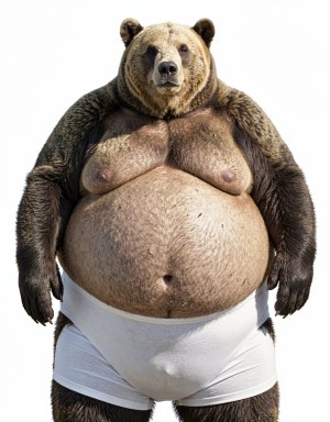 OSO MADURO MUY GRANDE Y GORDOCON SLIPS BLANCOS,LOS TESTICULOS MUY GORDOS