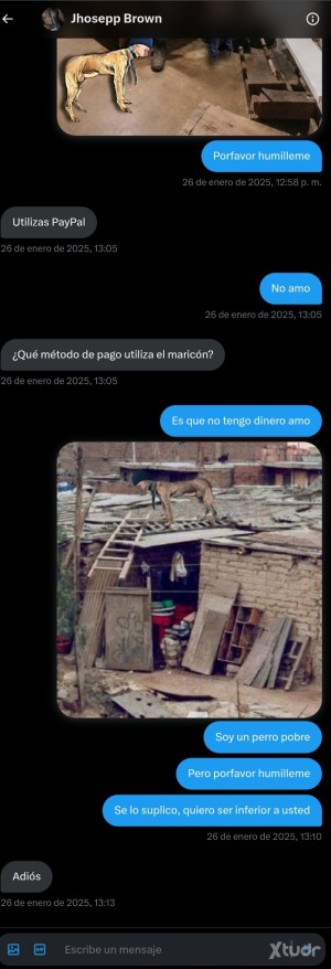 Xtudr - Perritopendejoinferior: Soy un pendejo que le gusta ser tratado como perro soy inferior soy un animal me gusta ser la burla me gusta...