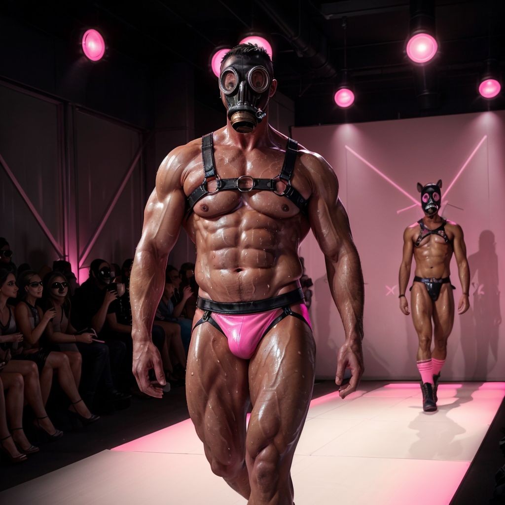 Ultima parte del desfile, enamorada de todo y mojada del todo