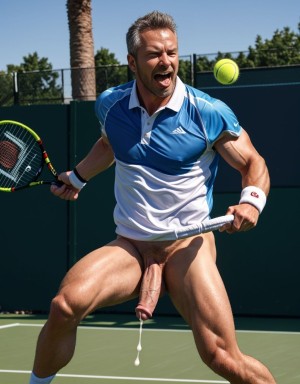 Pelotas de tenis en el suelo