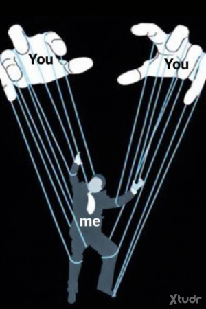 Xtudr - Puppet: I'm a novice with a lot of desire.
If you had a human puppet and the strings were your words, what would you order me to do?...