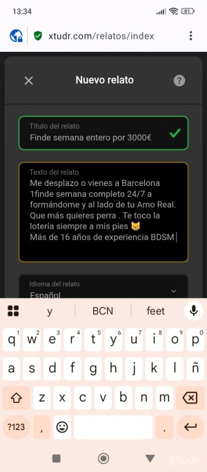 Xtudr - CATALANATLETICO: MchoEspañol Amo Real. Dame WhatsApp o Telegram. Real sesiones Cash rendirme un homenaje SUbs. Ya sabéis tributarme ...