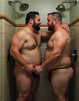 hetero gordos duchas culos peludos desnudos