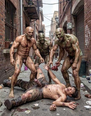 BDSM. Zombies violadores de humanos. 