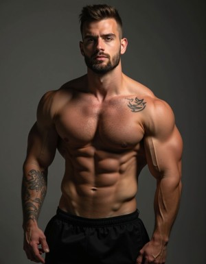 soy amo activo y dominante,  quiero a mis pies los esclavos culturistas para que me adoren como su dios