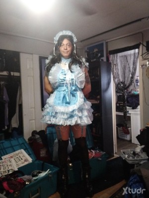 Xtudr - Chastitylockedcockslut: I'm a chastity locked cross dressing sissy faggot cuckold slave, that has been through public and online exp...