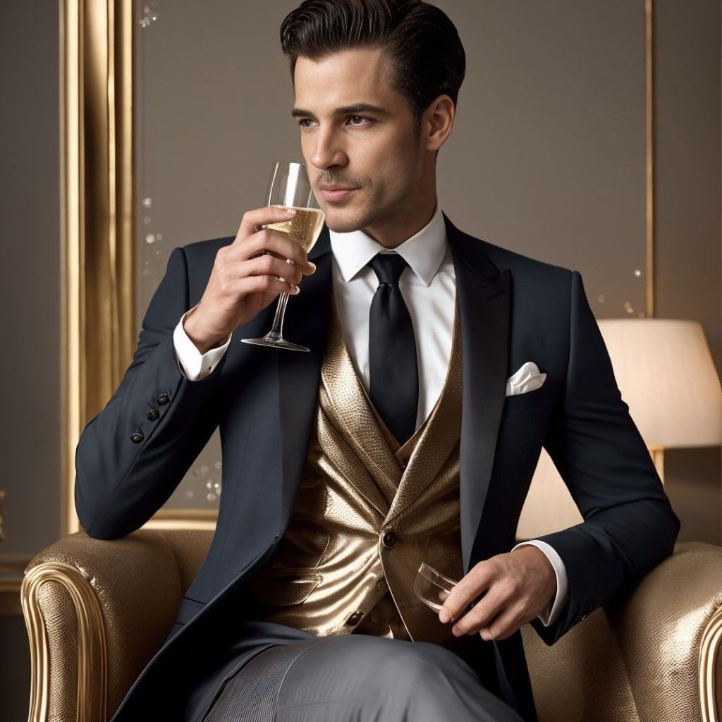 Este es un asistente al desfile, me ha dicho que tiene tierras. 
No se, follable está y a saber que morbos tiene tan elegante y trajeado. Creo que me comportaré como una señorita y me haré de rogar.