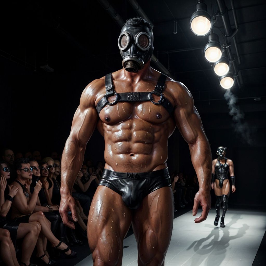 Ultima parte del desfile, enamorada de todo y mojada del todo