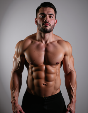 Hombre definido follandose por el culo a chico musculoso y sexy