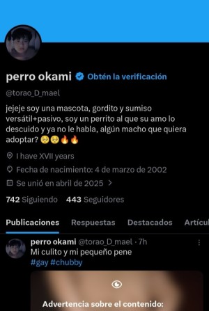Xtudr - Angelpasivosumiso: Soy versátil+pasivo soy gordito y busco un amo que me entrene en esto de ser un esclavo y mascota, me gusta ser t...