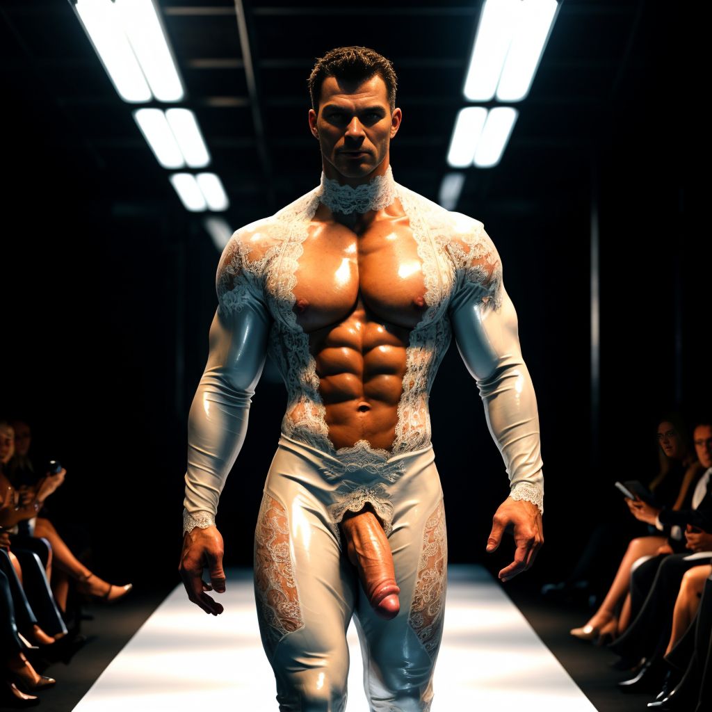 Llega la hora de los trajes de novia, en latex y encaje. Quién no ha sonado casarse de blanco y con un vestido así.