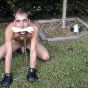 Xtudr - DiegoMelendez: I want to be trained like a dog, be on all fours all day, be in chastity, wear a collar and leash, walk around the ho...