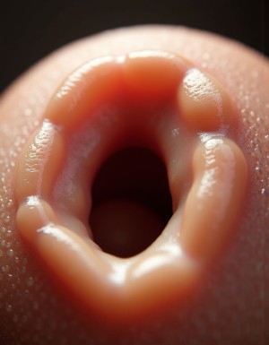 A close-up view of a large, rounded anus, (highly detailed:1.2) with (soft lighting:1.1) and (realistic texture:1.2), the surrounding skin is (smooth:1.1) and (lightly hairy:0.9), the anus is (slightly open:1.1) revealing a (hint of the interior:1.2), (hyper-realistic:1.3) and (high-quality details:1.2) with a (shallow depth of field:1.1) to emphasize the subject.