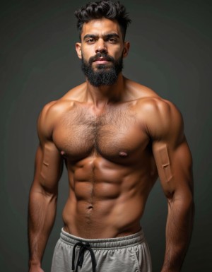 Saudi man.Muscle Man naked cock. 