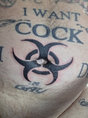 Xtudr - FaggotTattoo: Totally exposed Faggot who craves exposure and loves being naked outdoors for all to see its Fag tattoos. All tattoos ...