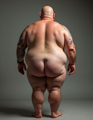 Tio calvo de 40 culo gordo 