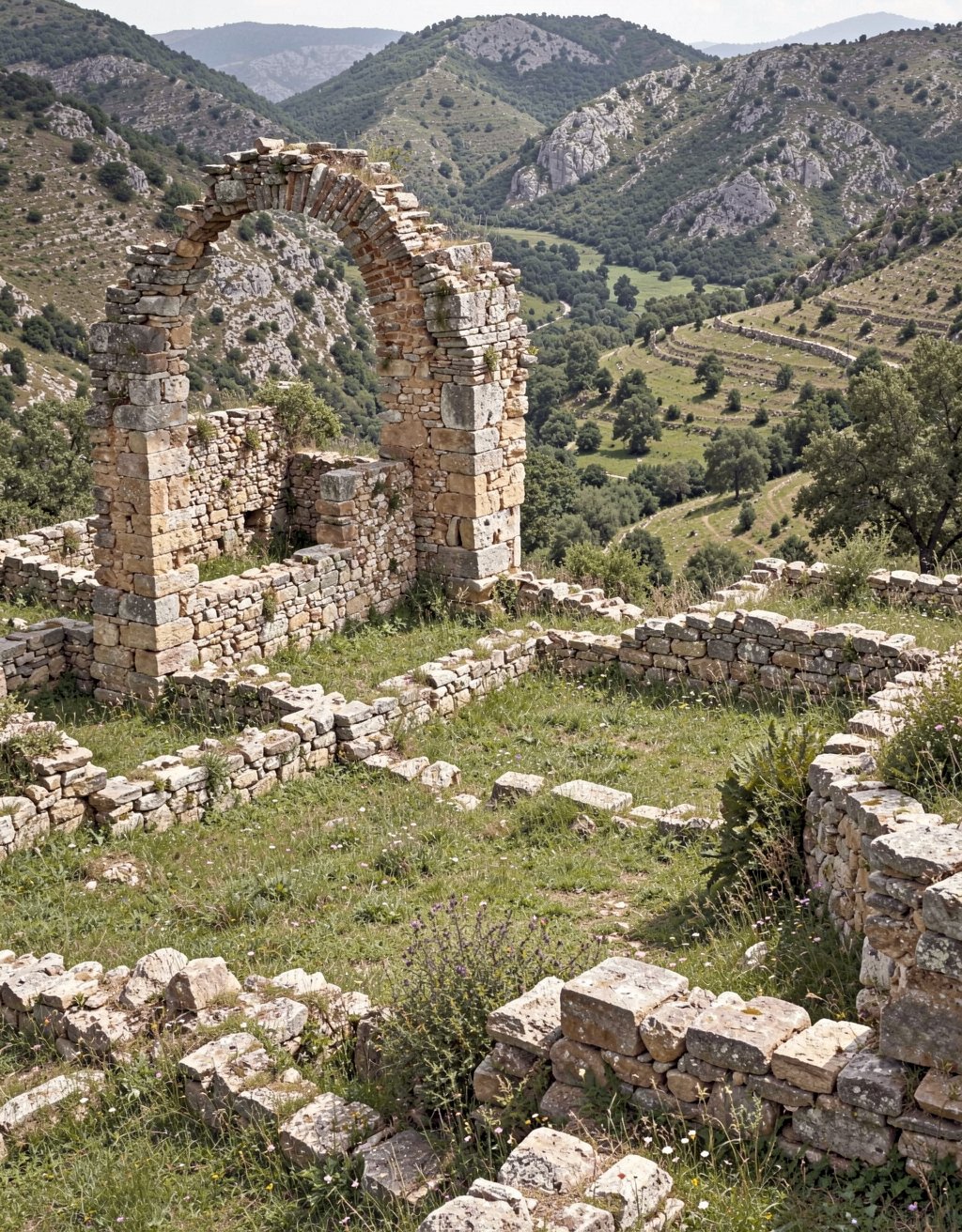 Ruina perdida en la Espana profunda