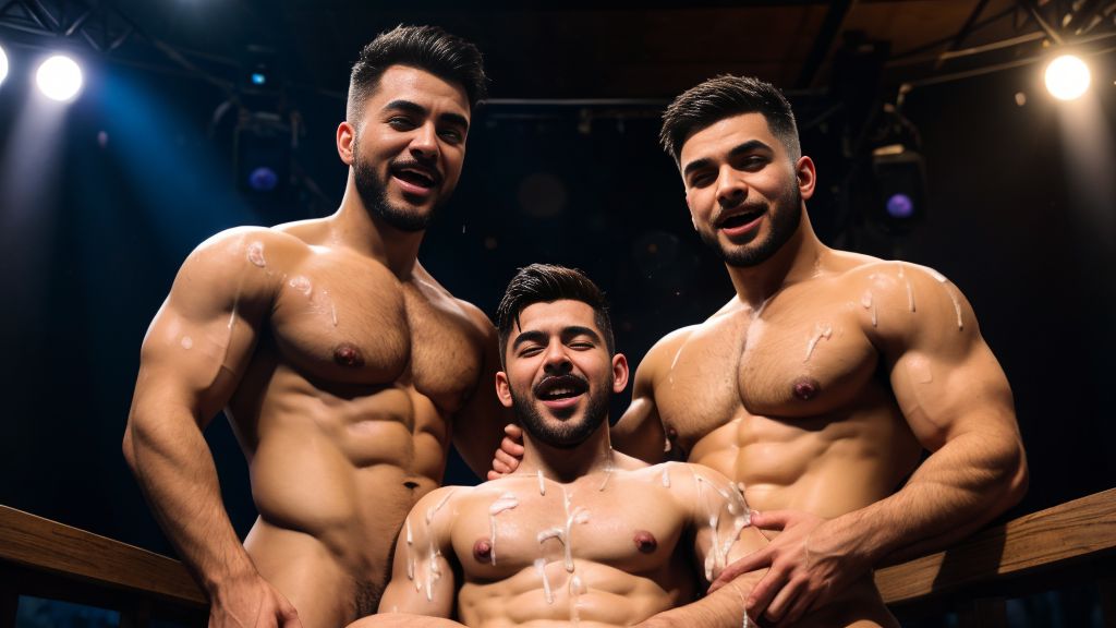 orgia gay meadas y bukkake