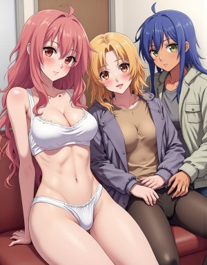 Three shemale fuck analy one guy