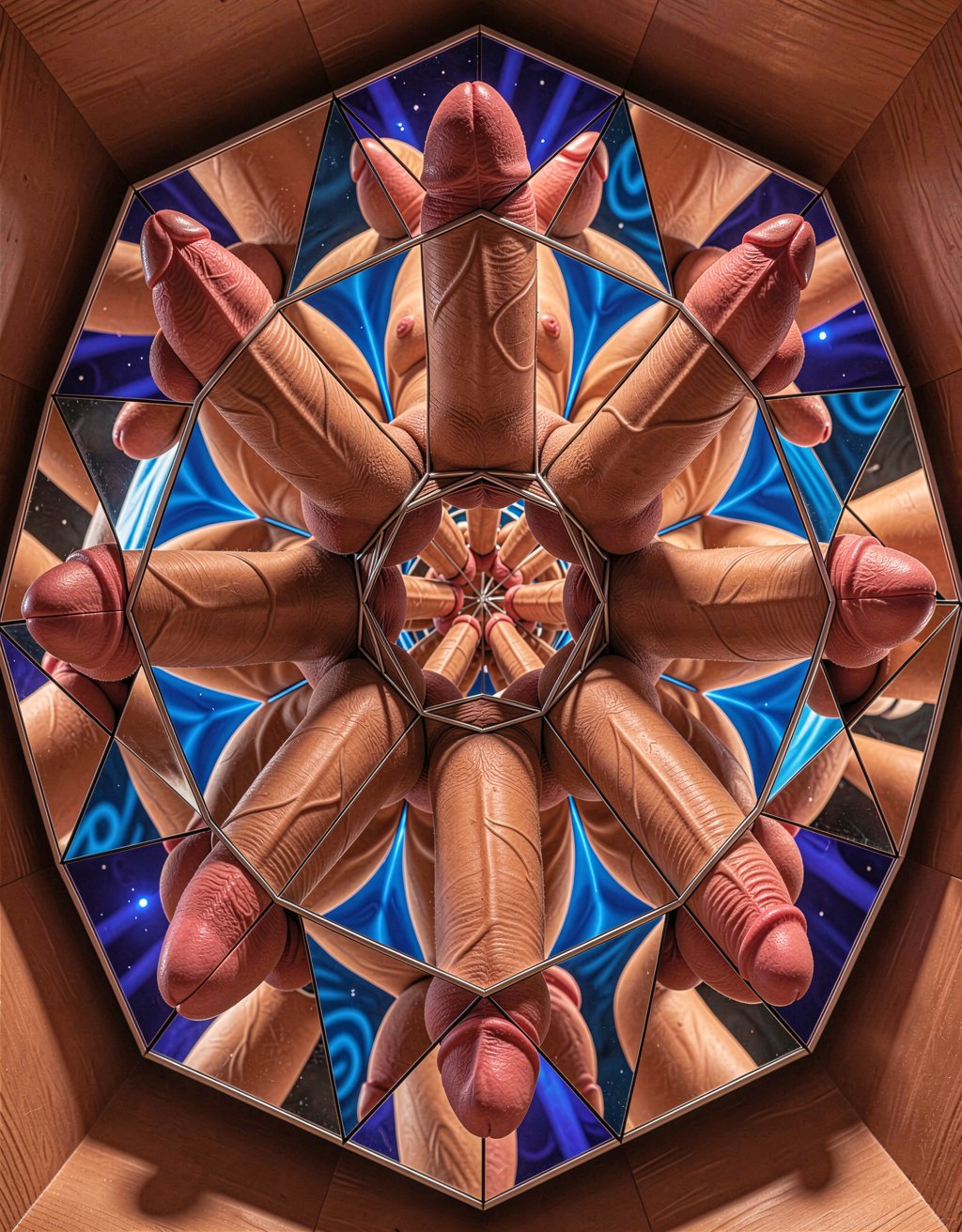 surrealismo. Escultura caleidoscópica. 