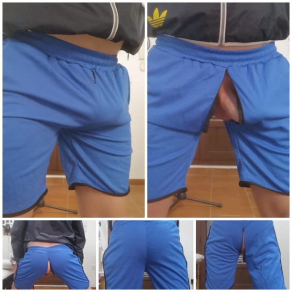 Xtudr - Vender y comprar gayumbos currados y lefados  vendo estos pantalones cortos de deporte al mejor postor que son muy morbosos tiene cremallera y se abre desde la porra hasta la rabadilla interesados mandar privado