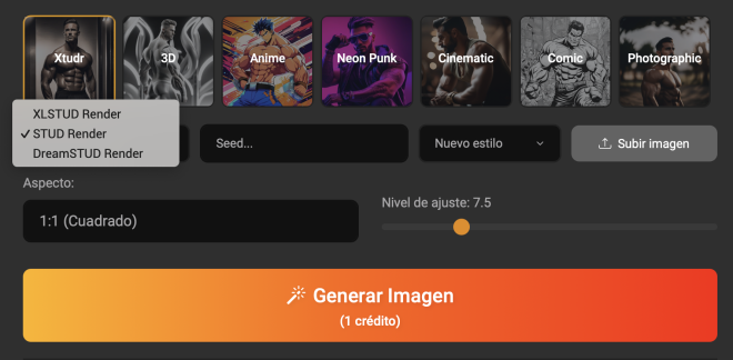 Xtudr - Grupo STUD Image Esta semana hemos actualizado el renderizado STUD Render. Crea imágenes más realistas y nítidas, escenarios ampliados, y mucho más.

Recuerda que puedes usar 3 renders distintos abriendo el panel de filtros (botón derecho en la sección 