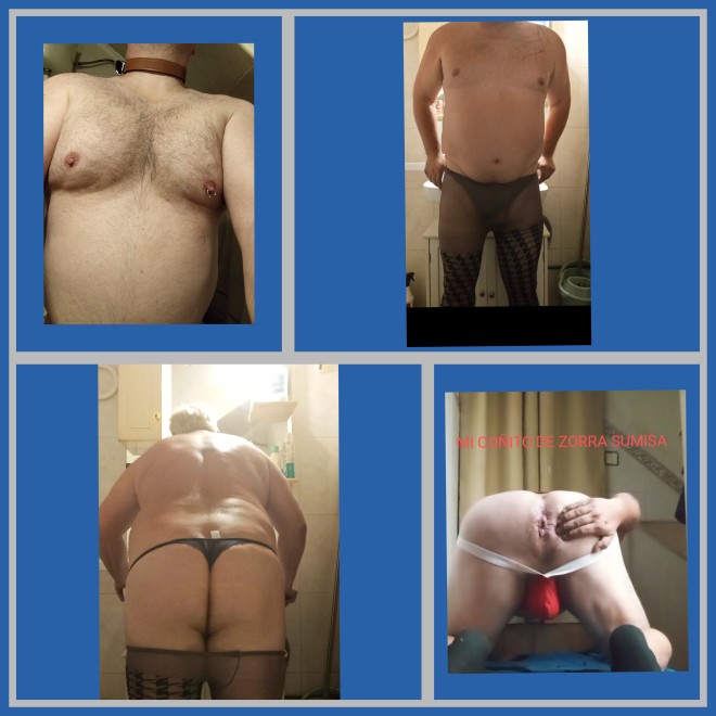 Xtudr - Hombres con Lencería y CD Busco machos que me traten como a su zorra. Como verás en la foto soy muy muy zorra y una bola de grasa esperando a ser humillada.
Siempre para Alicante capital buscando machos.