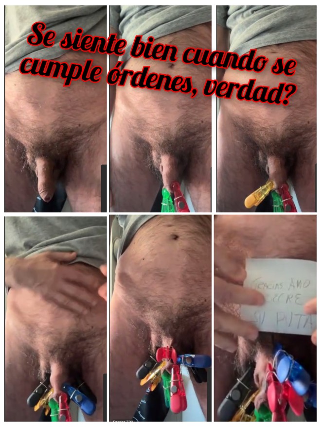 Xtudr - Desafios para sumisos sin amo Jugando con un sumiso por teams.  Ha sido divertido escuchar como resoplaba