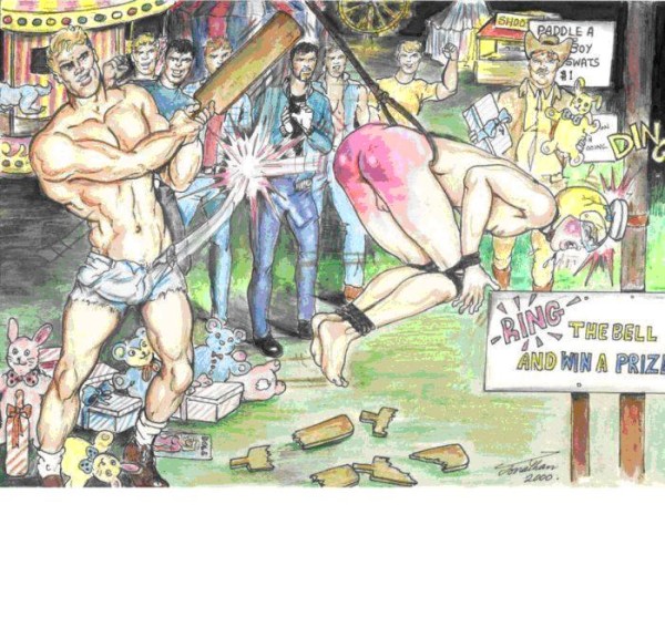 Xtudr - Dibujos Sado jajajajajajaj. El tratamiento es divertido en lo que al culo se refiere pero un cabrón como yo añadiría más cosas. 1.- 7 pinzas en el cipote que con las piernas cerradas 'ayudan' mucho. 2.- Pinzas en los sobacos que con una cuerda alrededor del pecho, también mola mucho.3.- 3 pinzas en la lengua que con la enorme vibración de los golpes duelen horrores.  4.- Pinzas en las orejas; identico efecto que con la lengua...