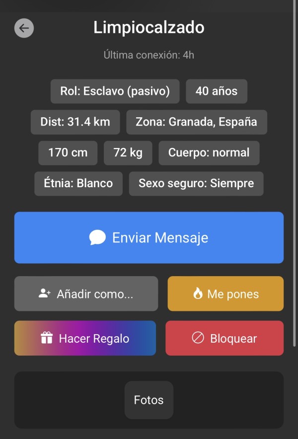Xtudr - GRANADA - AMOS/sumisos Mucho ojo con este que solo quiere fotos y después te insulta. 