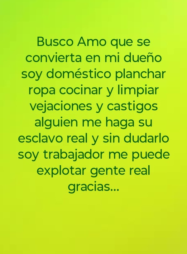 Xtudr - MATRIMONIO BUSCA ESCLAVO 247 FIEL Y ENTREGADO  Soy esclavo en mexico
