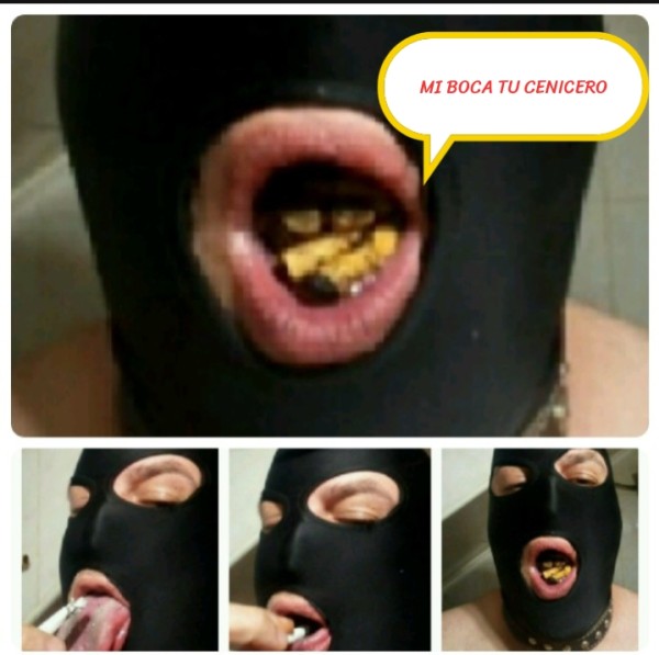 Xtudr - Smokers España Tengo mucha experiencia en ser cenicero humano de rodillas para machos que deseen humillarme por marica de rodillas y poniendo mi lengua como cenicero y basura que soy estoy en la provincia de Alicante y si es cerca me desplazó para que me humilles por marica